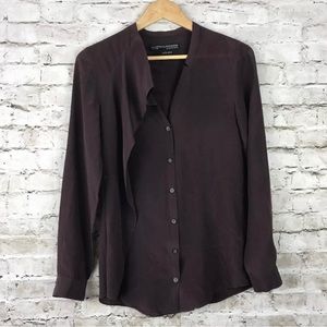 All saints Button Up silk blouse